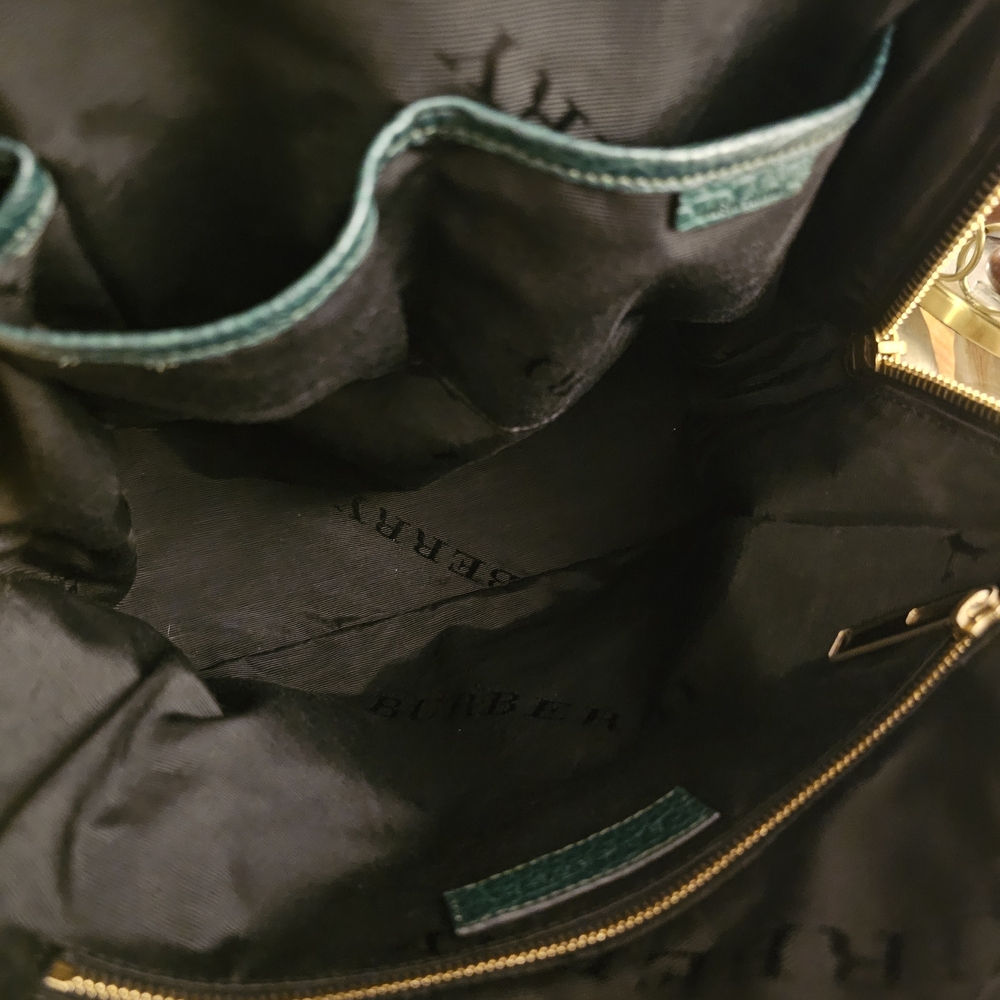 ‼️Sale‼️Burberry Green Leather Women's Bag - Picture 11 of 16